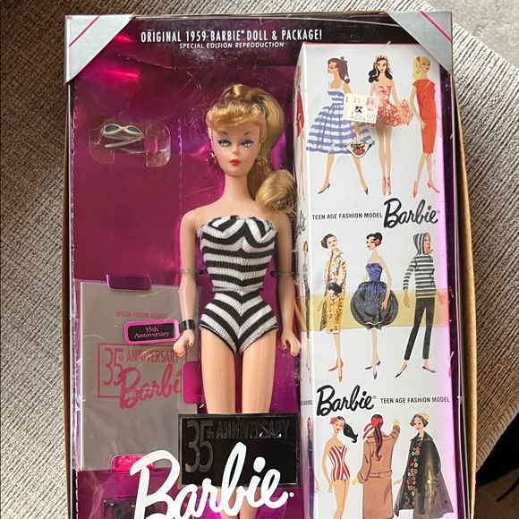Barbie Special Edition Doll with Black and White Stripes